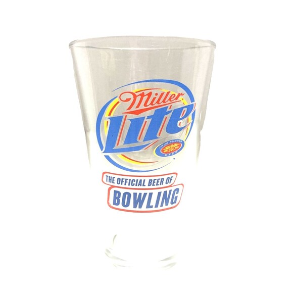 Miller Other - BOWLING Miller Lite "The Official Beer Of Bowling" Pint Glass 16 oz Drinking Cup